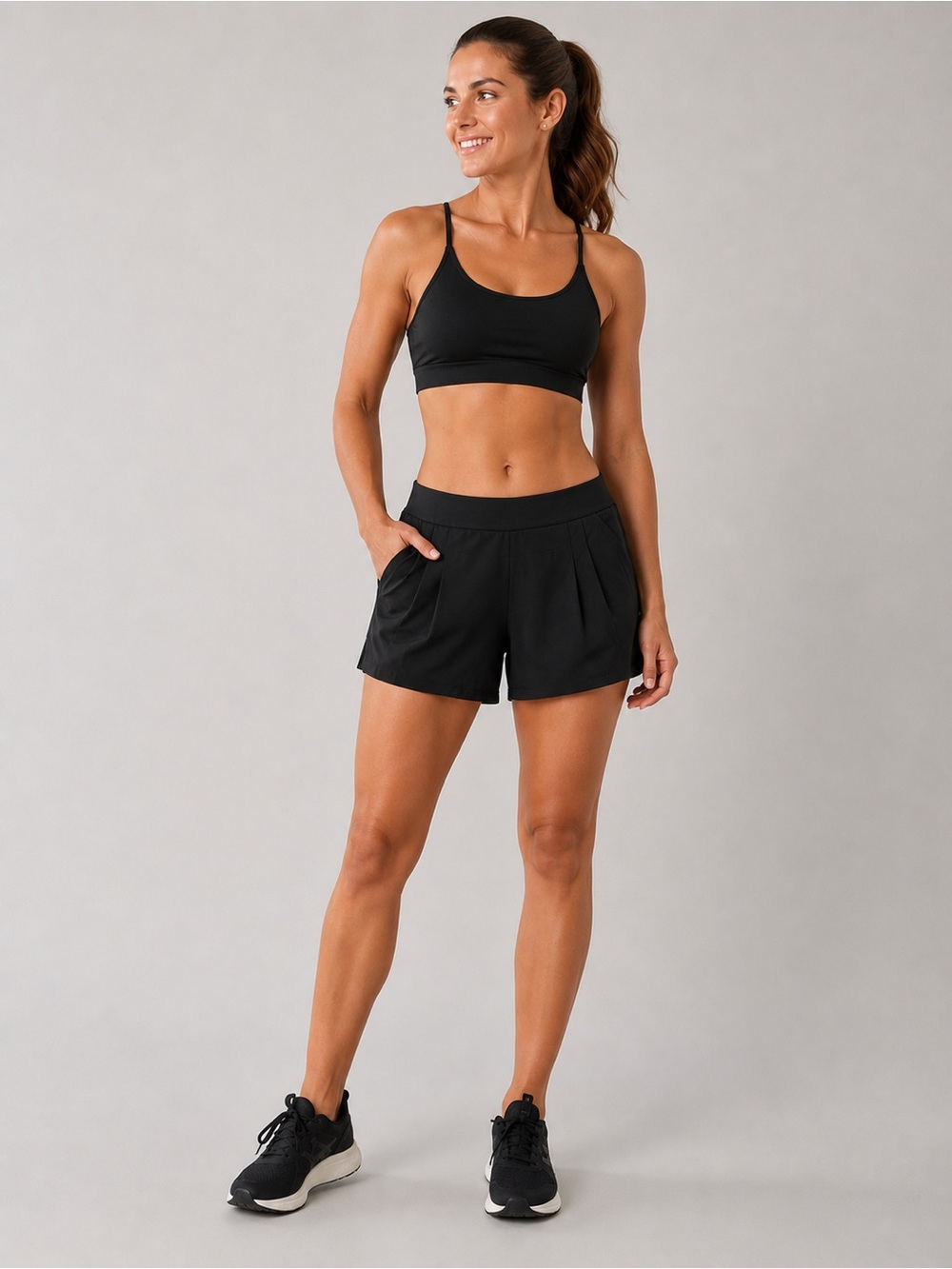 Nike golf dry fit, athletic shorts, new tag, black size medium women’s